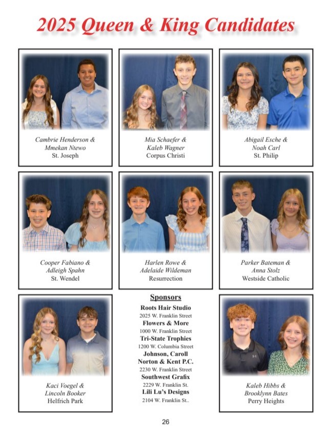 Queen and King Candidates 2025